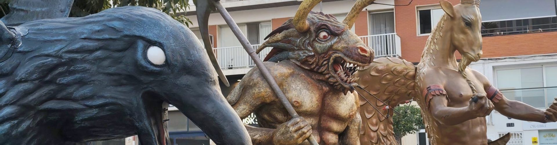 Cercavila de les Bèsties de foc a les festes Majors d’Amposta