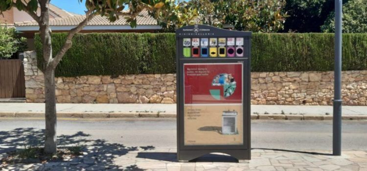 Les dos minideixalleries d’Ulldecona recullen 248 kg de residus domèstics de tamany petit en mig any