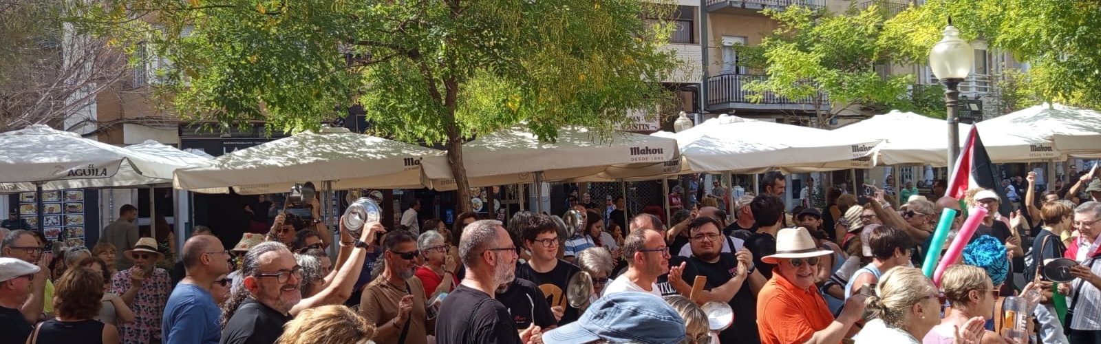 Cassolada per Palestina, organitzat pel Grup de suport a Palestina de Vinaròs