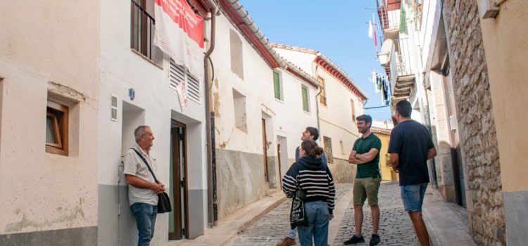 Finalitza la rehabilitació de dues vivendes al carrer el Sol de Morella