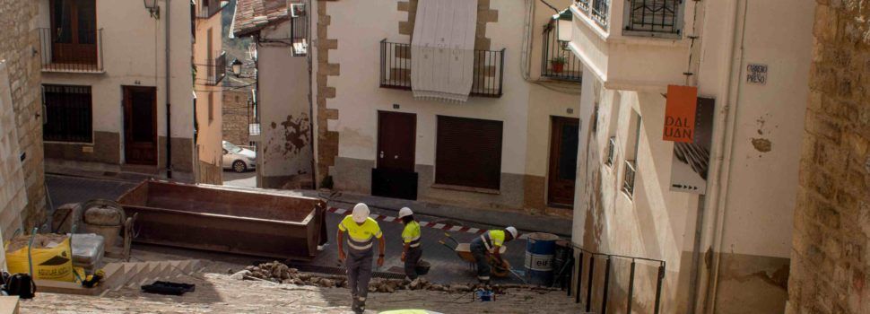 El taller d’ocupació comença la reparació de les costes de Morella