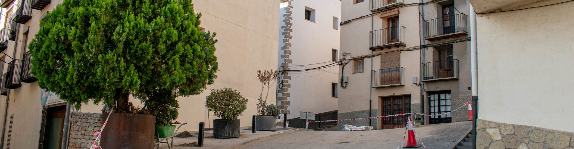 Morella acaba les obres del carrer la Font i reprenen les de Sant Miquel