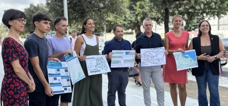 Amposta presenta “Metrominut”, un mapa per fomentar la mobilitat sostenible