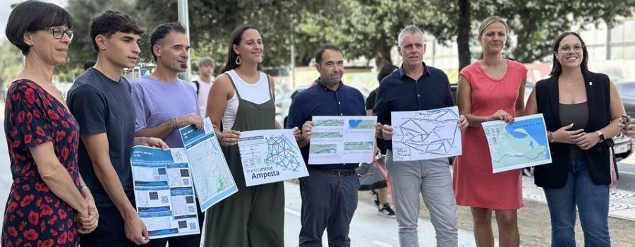 Amposta presenta “Metrominut”, un mapa per fomentar la mobilitat sostenible