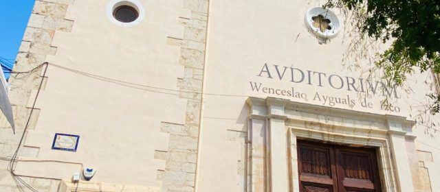 L’Ajuntament adjudica la restauració de les pintures d’arquitectura fingida de la façana de l’auditori municipal