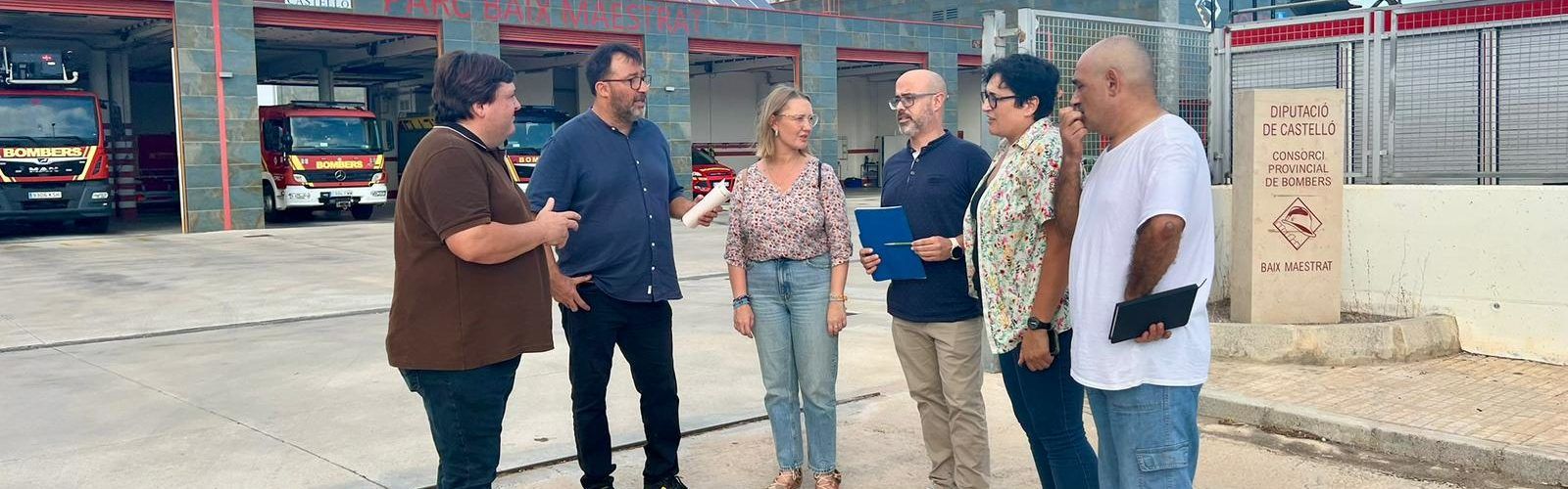 Compromís denuncia la situació límit del Parc de Bombers de Benicarló i exigeix mesures immediates