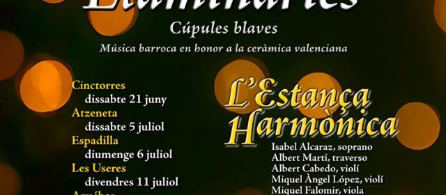 Benicarló acollirà el concert del cicle ‘Cúpules blaves’ de la Diputació el 28 de setembre