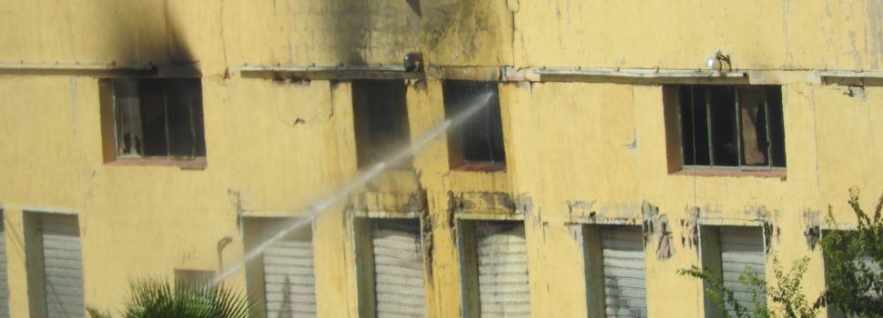 Nuevo incendio en una antigua nave industrial en Vinaròs