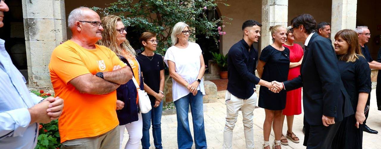 Salvador Illa visita l’Ajuntament d’Ulldecona