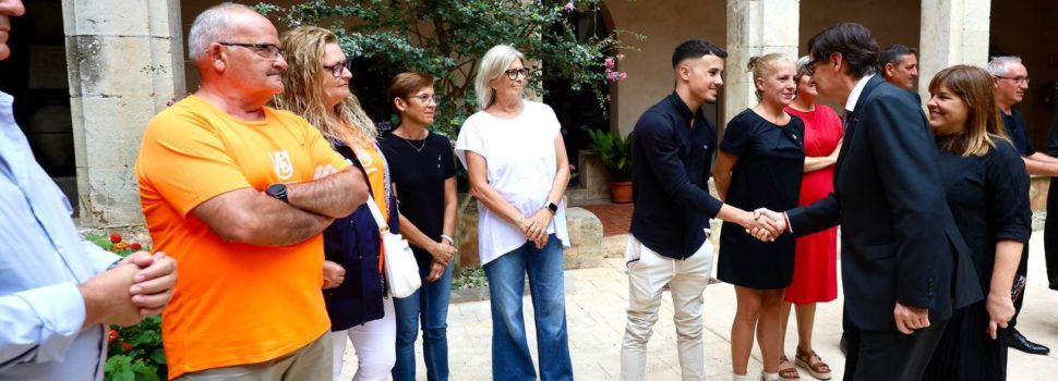 Salvador Illa visita l’Ajuntament d’Ulldecona