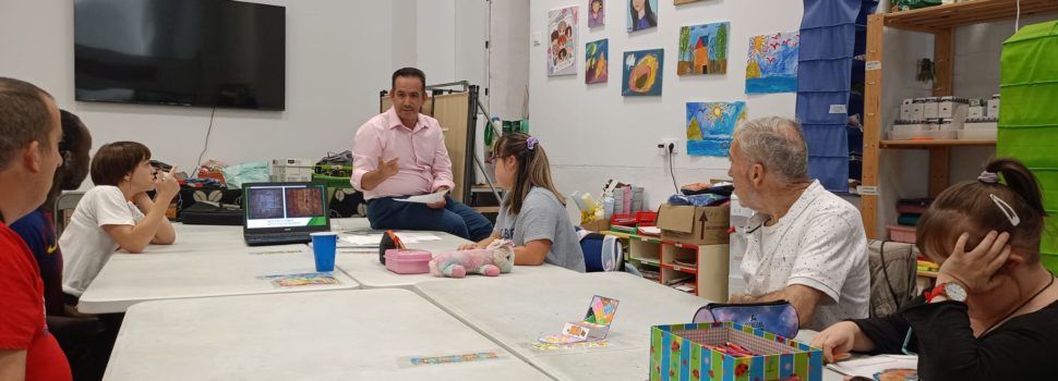Brito conmemora la Carta Pobla con el alumnado de AFANIAD Maestrat