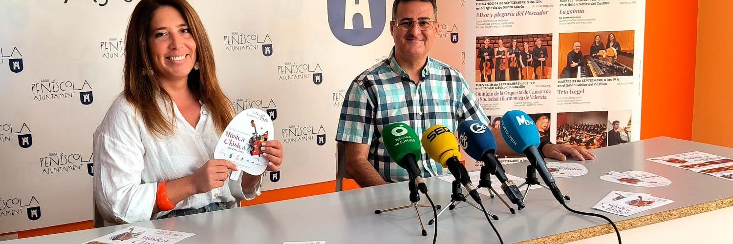 Peníscola presenta el XLI Cicle de Concerts de Música Clàssica Ciutat de Peníscola