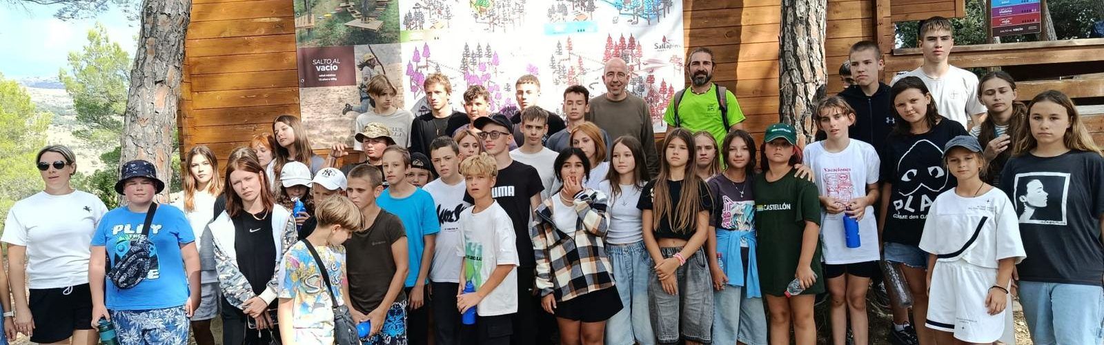 Morella acull 38 xiquetes i xiquets refugiats d’Ucraïna dins del programa “Vacaciones de Paz”
