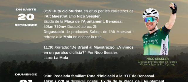 Benassal es consolida com a ciutat de ciclisme amb les Jornades de Cicloturisme de l’Alt Maestrat
