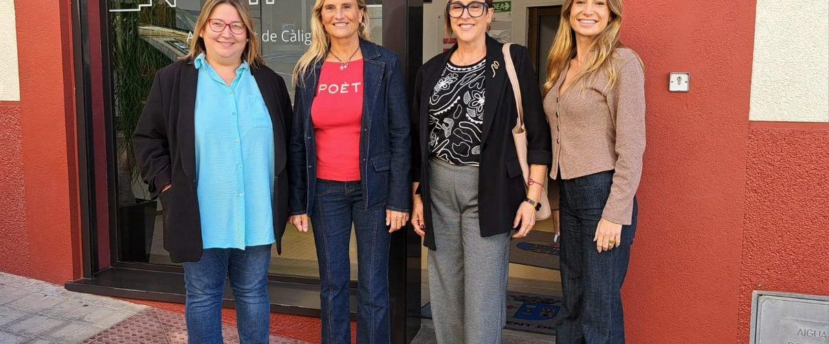 Càlig rep la visita de la delegada del Consell, Susana Fabregat