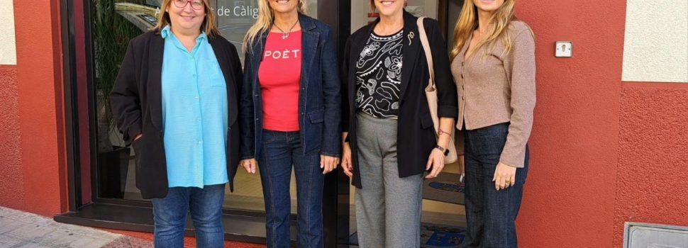 Càlig rep la visita de la delegada del Consell, Susana Fabregat