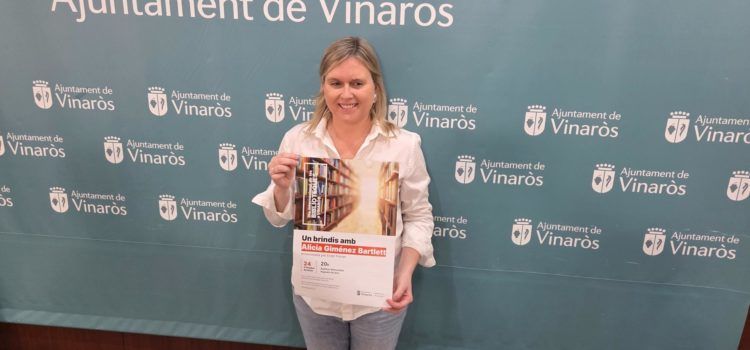 Alicia Giménez Bartlett en el Dia Internacional de les Biblioteques