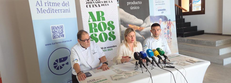 Presentació de les Jornades de Cuina dels Arrossos, que seran del 2 al 30 de novembre