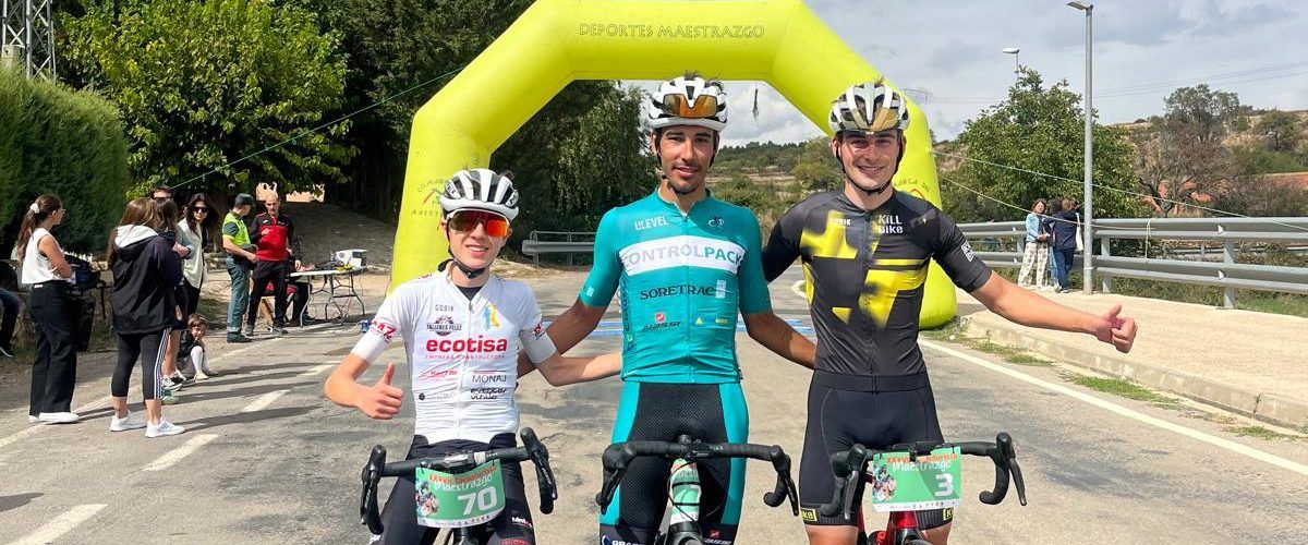 Izán Monroig y Alba Herrero se imponen en una Cicloturista del Maestrazgo, que pasó por Els Ports, con más de 100 corredores