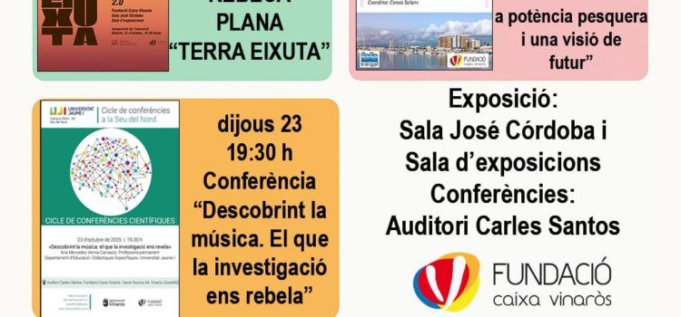Cinc activitats a Caixa Vinaròs en una setmana