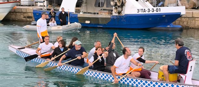 Dragones de Mar Vinaròs y el Club Náutico Vinaròs presentan el barco dragón
