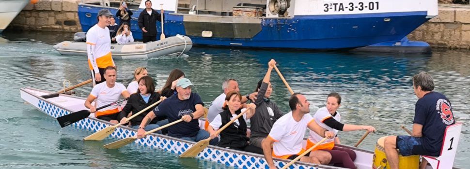 Dragones de Mar Vinaròs y el Club Náutico Vinaròs presentan el barco dragón
