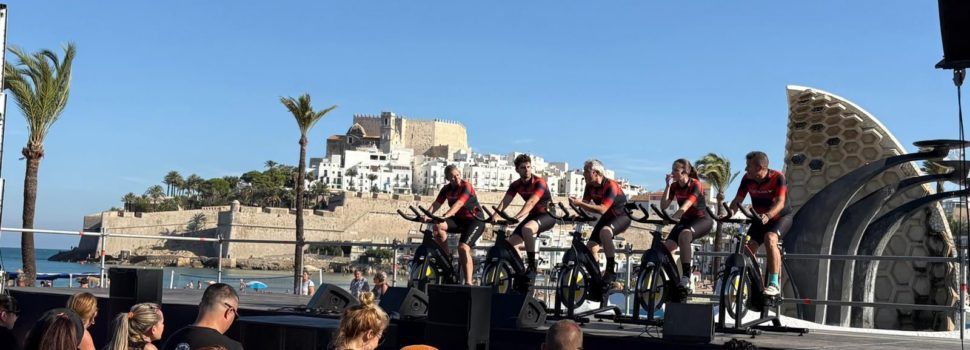 Peníscola pedala per la investigació del càncer infantil