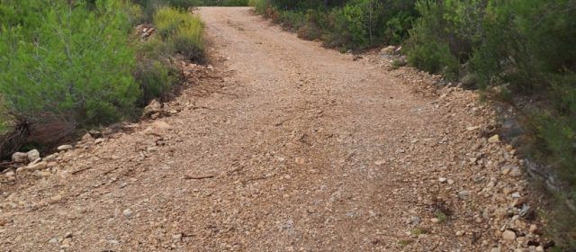 Rossell finalitzat els treballs de condicionament del camí Cova de n’Arques