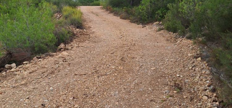 Rossell finalitzat els treballs de condicionament del camí Cova de n’Arques