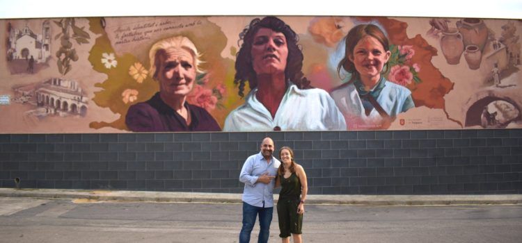 Traiguera commemora el Dia Internacional de la Dona Rural amb un mural que valora la història local