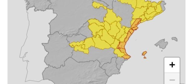 La CHE advierte que se pueden producir crecidas en barrancos y cauces menores hoy 13 de octubre