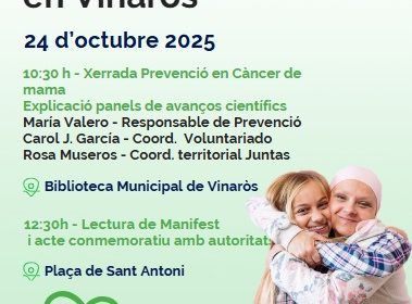 Xerrada, lectura de manifest i una marxa, pel Dia Contra el Càncer