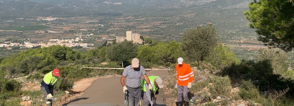 Santa Magdalena adequa l’accés al Castell Polpís per a previndre incendis forestals