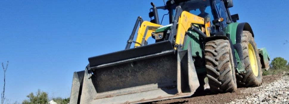 La Brigada d’Obres de Benicarló treballa en la reparació i neteja de camins afectats per les pluges