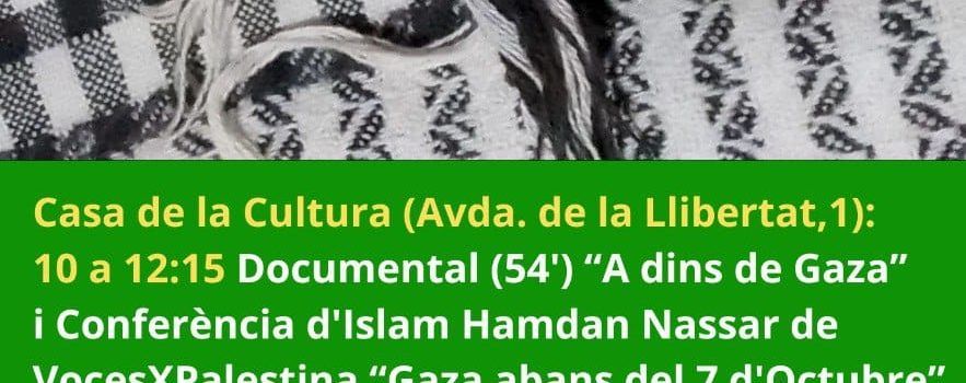 El Grup de Suport a Palestina de Vinaròs organitza la segona edició de la jornada “Yala, Palestina”