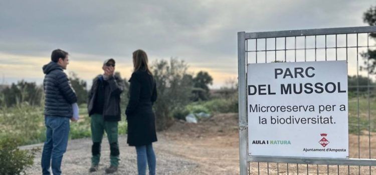 L’Ajuntament d’Amposta i l’entitat Aula i Natura consoliden la col·laboració per convertir l’antic abocador en un refugi de biodiversitat