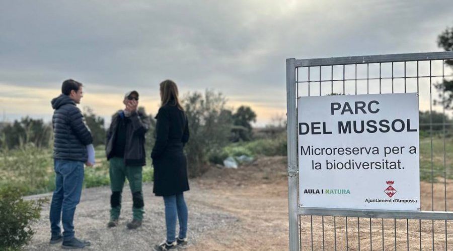L’Ajuntament d’Amposta i l’entitat Aula i Natura consoliden la col·laboració per convertir l’antic abocador en un refugi de biodiversitat