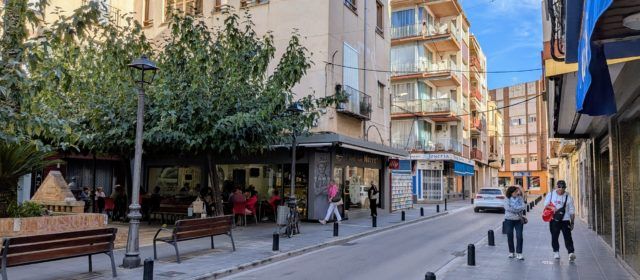 Tall temporal al carrer del Rei en Jaume de Benicarló per obres