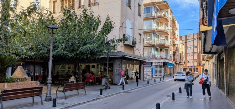 Tall temporal al carrer del Rei en Jaume de Benicarló per obres