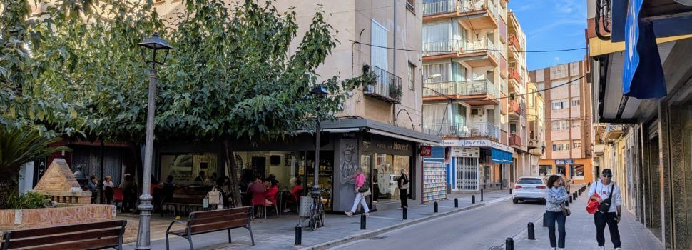 Tall temporal al carrer del Rei en Jaume de Benicarló per obres