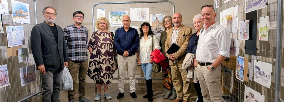 El MucBe de Benicarló acull l’exposició ‘Dibuixem Província’, un homenatge als racons i paisatges a través del dibuix urbà