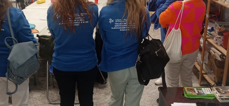 Afaniad Maestrat recibe a un grupo de participantes del taller ocupacional Labora