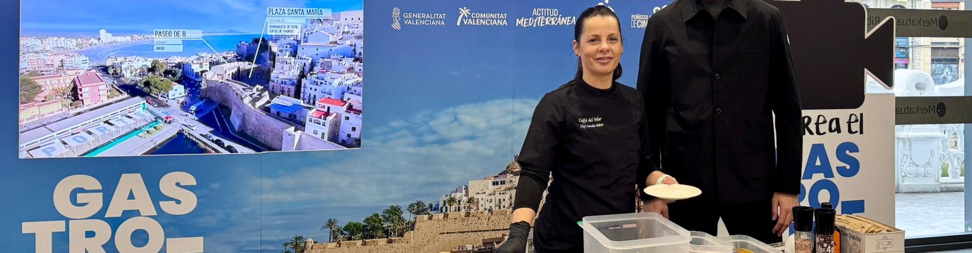 Peníscola promociona la seua gastronomia en el Mercat de la Ribera de Bilbao