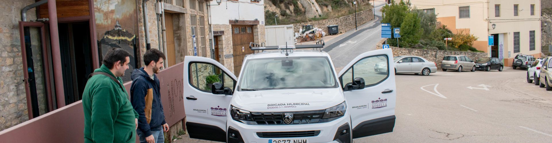 L’Ajuntament de Morella compra una furgoneta elèctrica per a la brigada municipal