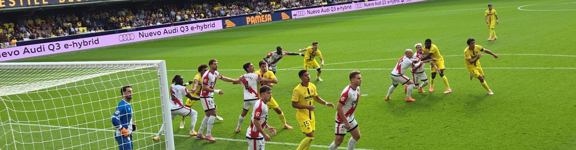 Acompanyant la Penya Llagostí Groc en una contundent victòria del Villarreal