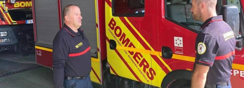 ‘Pep de Xiva’ penja el casc de cap de bombers de Morella després de 33 anys