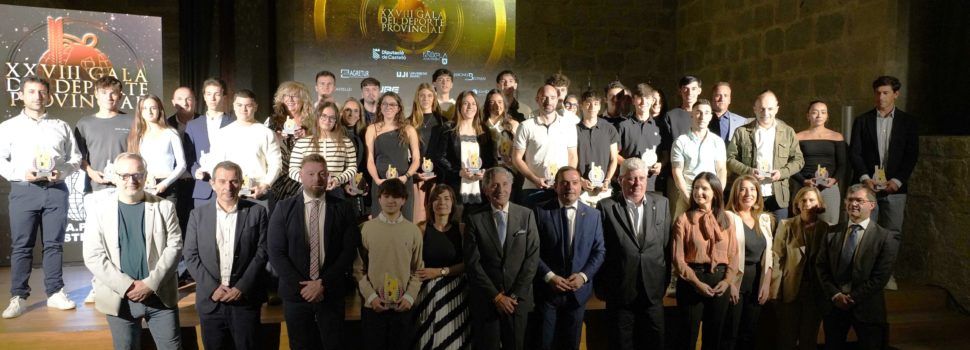 La Diputació premia el Club Voleibol Vinaròs en la XXVIII Gala de l’Esport Provincial celebrada a Peníscola