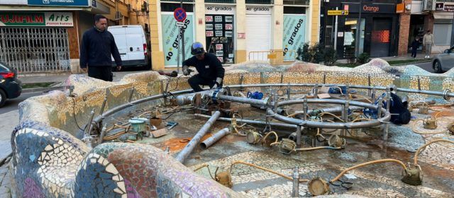Obres i Serveis adequa la font de la plaça Jovellar
