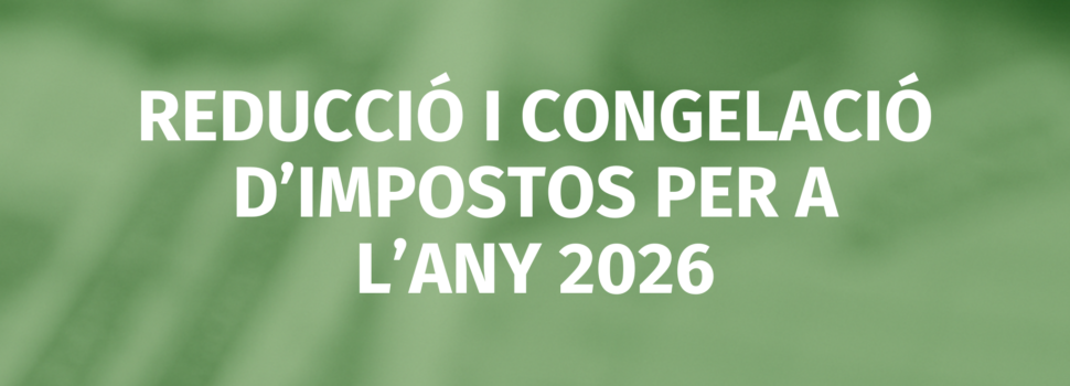 L’Ajuntament d’Alcanar congela i redueix impostos per al 2026