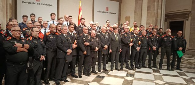 Freginals, present al Palau de la Generalitat en el reconeixement al personal implicat en les tasques de recuperació a les Terres de l’Ebre